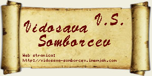 Vidosava Somborčev vizit kartica
